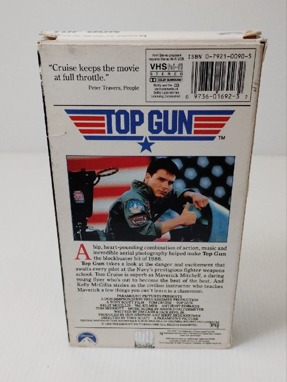 12 For $8 Top Gun Black VHS Tape - Classic Action Movie